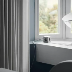 Square 1 Extension Cord With USB-C / Magnet 1,8 m, Stockholm Black