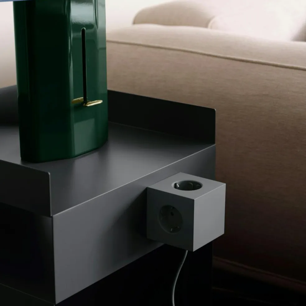 Square 1 Extension Cord With USB-C / Magnet 1,8 m, Stockholm Black