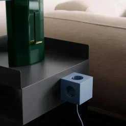 Square 1 Extension Cord With USB-C / Magnet 1,8 m, Stockholm Black