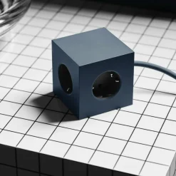 Square 1 Extension Cord With USB-C / Magnet 1,8 m, Stockholm Black