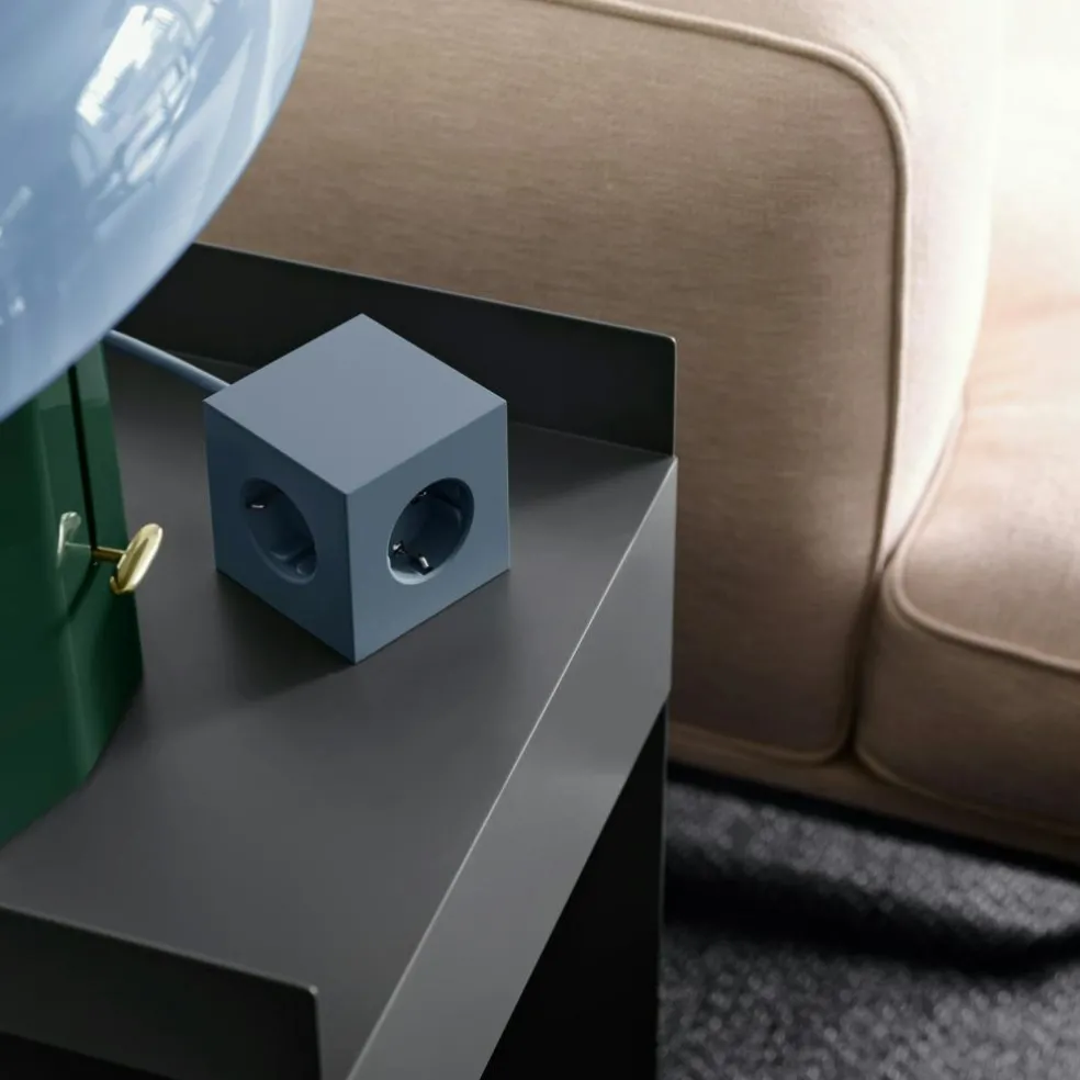 Square 1 Extension Cord With USB-C / Magnet 1,8 m, Stockholm Black