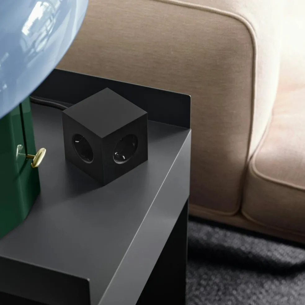 Square 1 Extension Cord With USB-C / Magnet 1,8 m, Stockholm Black