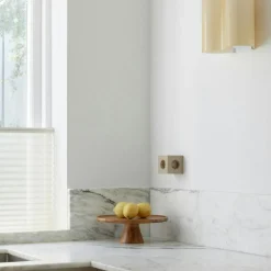 Square 2 Socket Extender With USB-C / Magnet, Oak Green