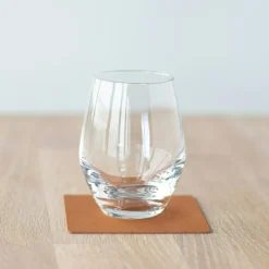 Square Coaster Core 10x10 cm, Flecked Anthracite