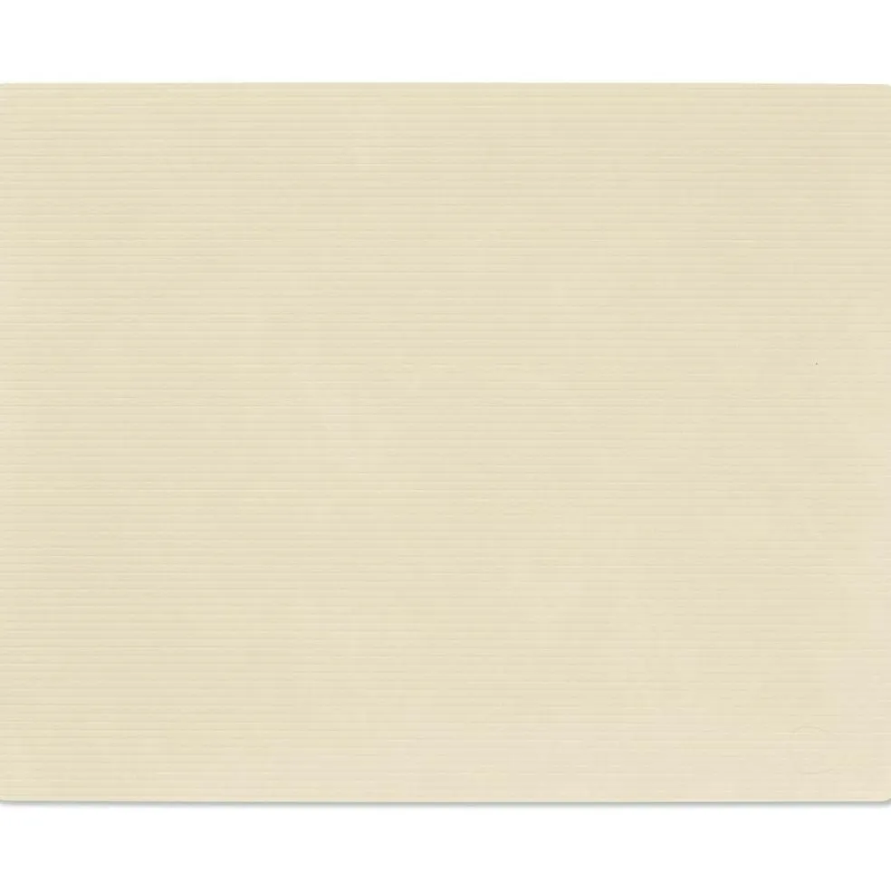 Square L Corduroy Placemat, Black