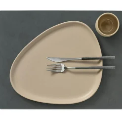 Square L Table Mat Nupo 35x45 cm, Anthracite