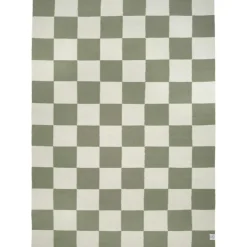 Square Rug 250x350 cm, White/Nature