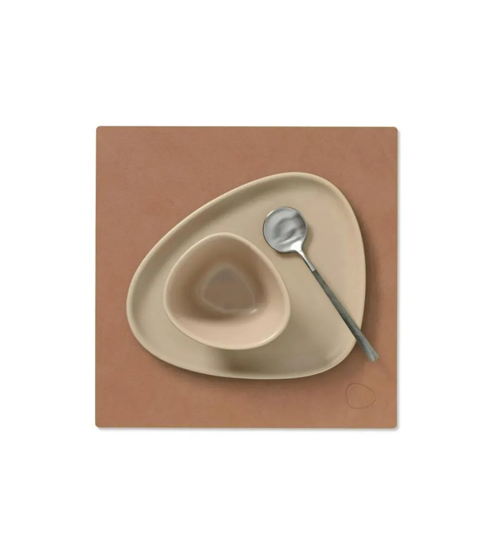 Square S Table Mat Nupo 28x28 cm, Khaki