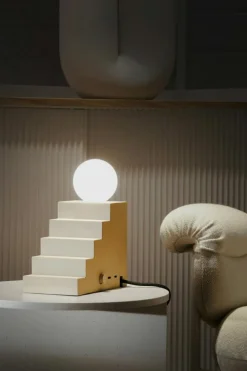 Stair Table Lamp, Mello Yellow