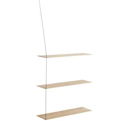STEDGE Add-on Shelf 80cm, White Pigmented Oak