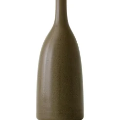 Strandgade Stem Vase Ø10x25 cm, Olive Green