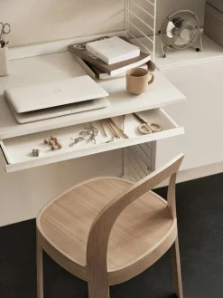 String Desk Drawer, White