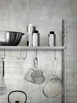 String J Hook For Metal Shelf 5-pack, Beige