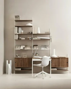 String Magazine Shelf 30x78 cm, Grey