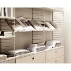 String Magazine Shelf 30x78 cm, Grey