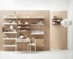 String Magazine Shelf 30x58 cm, Grey