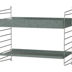 String Outdoor Shelf D, Galvanised Steel