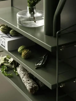 String Pocket Shelf, Black Ash