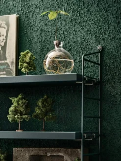 String Pocket Shelf, Black Ash