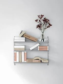 String Pocket Shelf, Black Ash