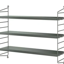 String Pocket Shelf, Black Ash