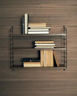 String Pocket Shelf, Black Ash