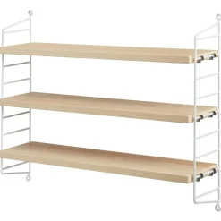 String Pocket Shelf, Black Ash