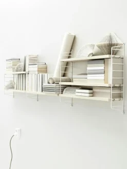 String Pocket Shelf, Black Ash