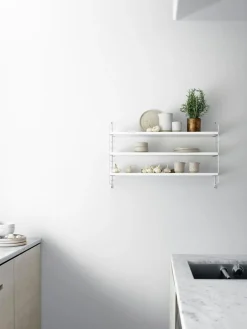 String Pocket Shelf, Black Ash