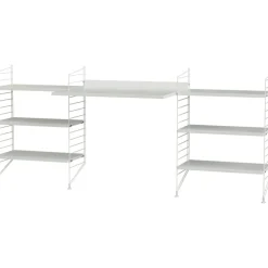 String Shelf Combination D Workspace, White