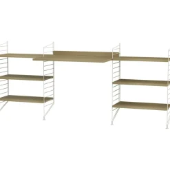 String Shelf Combination D Workspace, White