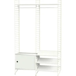 String Shelf Combination S Hall, White