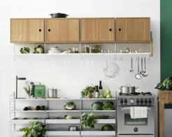 String Shelf Combination K Kitchen, White