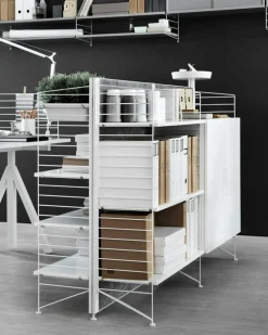 String Shelves 3-pack 78x20 cm, Black Ash