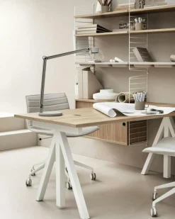 String Shelves 3-pack 78x20 cm, Black Ash