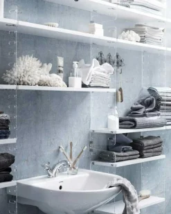 String Shelves 3-pack 58x20 cm, Black Ash