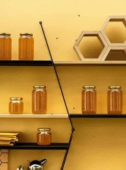 String Shelves 3-pack 58x20 cm, Black Ash