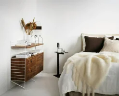 String Shelves 3-pack 58x20 cm, Black Ash