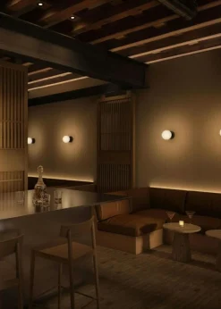 Stringball 1 Wall/Ceiling Lamp, Nickel