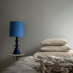 Stripe No.1 Bedding Set 150x200 + 50x60 cm, Blue/Nude