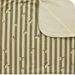 Stripe Prune Jersey Blanket