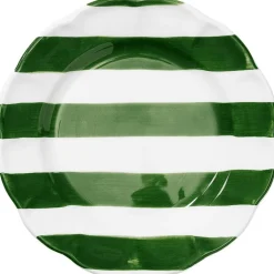 Stripe Side Plate 22 cm, Blue