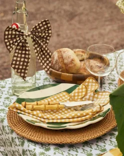 Stripe Side Plate 22 cm, Blue