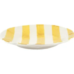 Stripe Side Plate 22 cm, Blue