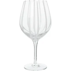 Striped Red Wine Glass, 65 cl