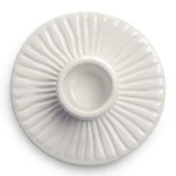 Stripes Candle Holder 8 cm, Cinnamon