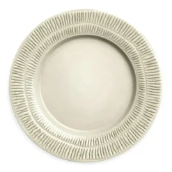 Stripes Plate 28 cm, Sand