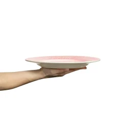 Stripes Plate 28 cm, Sand