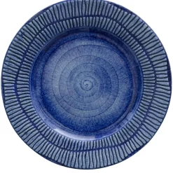 Stripes Plate 21 cm, White