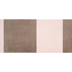 Stripes Rug Sand/Light Rose, 90x200 cm